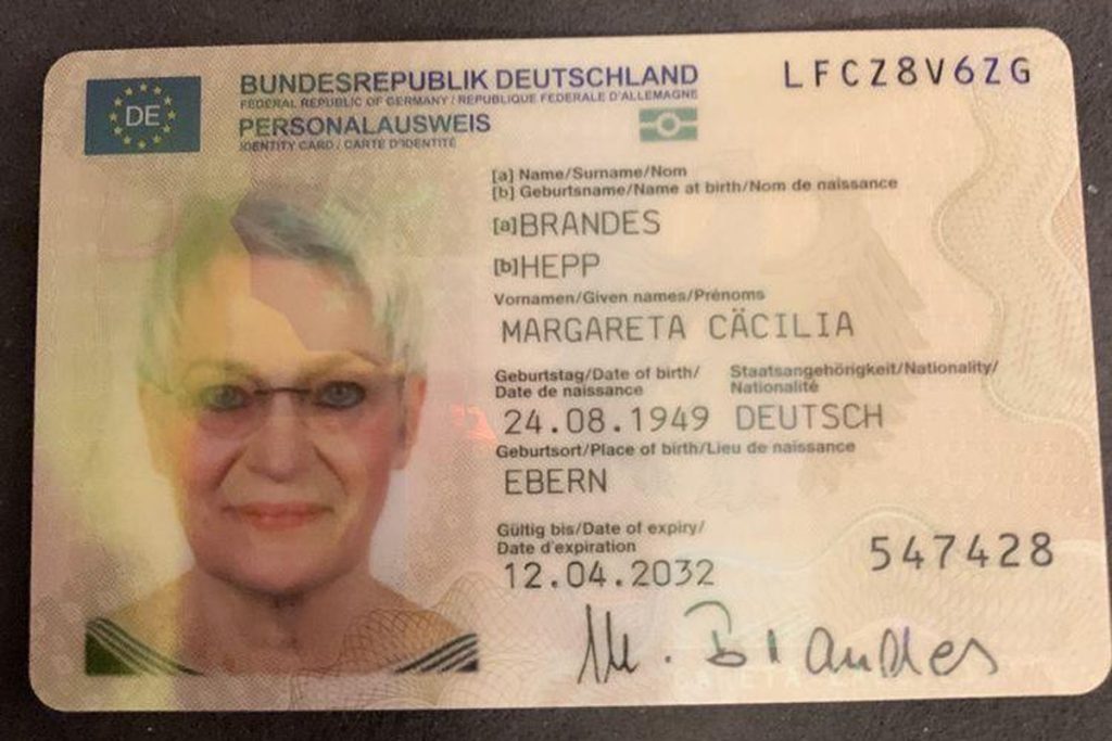 German National Id card
